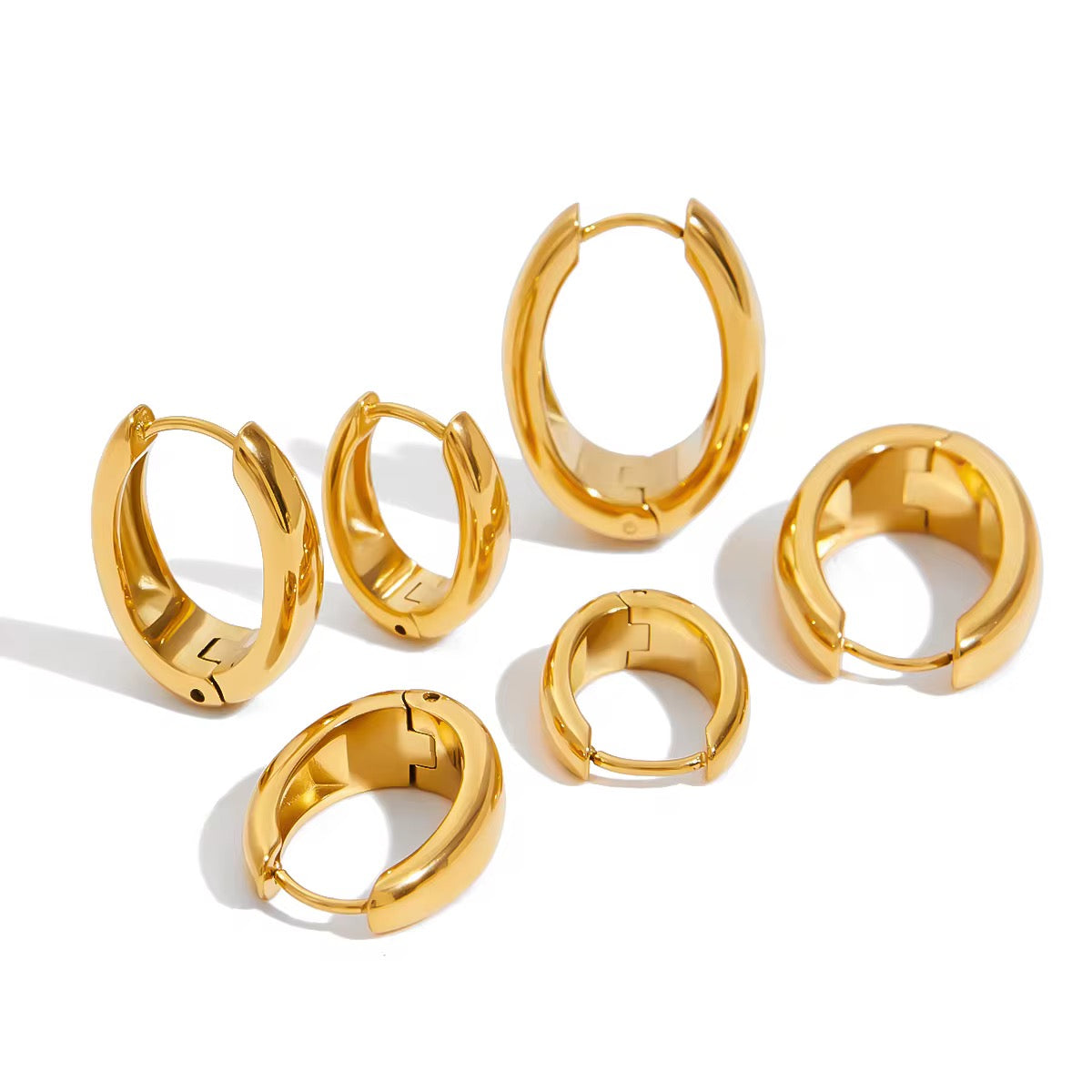 La Polished Hoop
