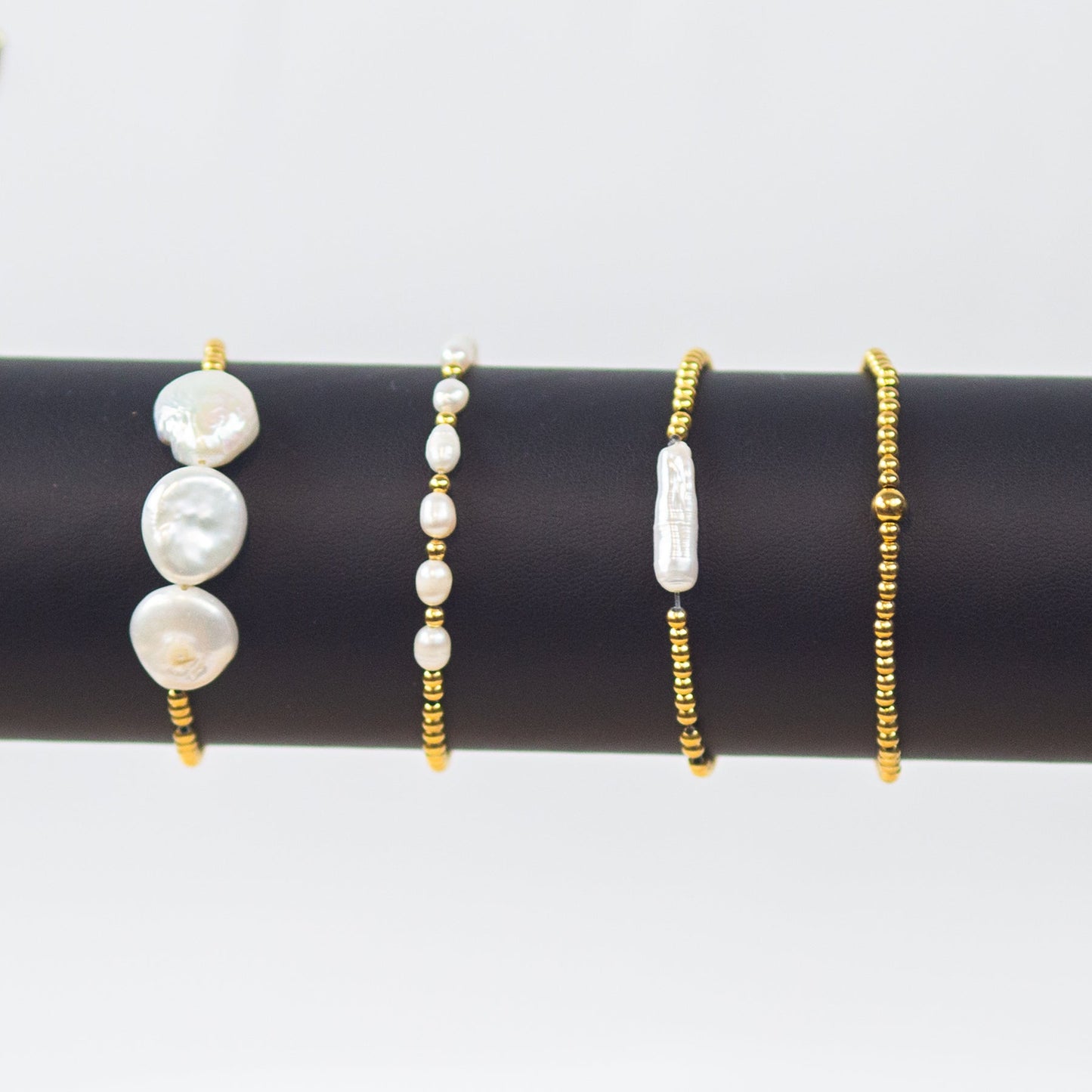 La Mixed Pearl Bracelet 6"