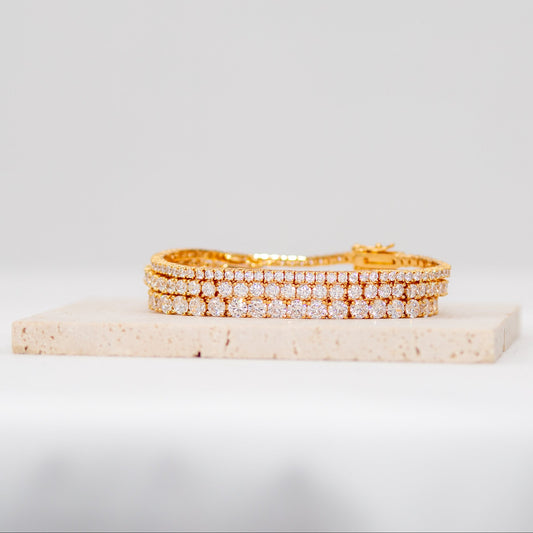 La City Girl Tennis Bracelet 3mm