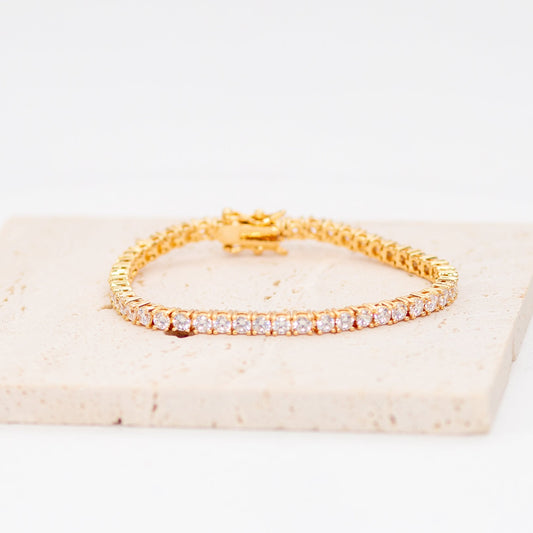 La City Girl Tennis Bracelet 3mm