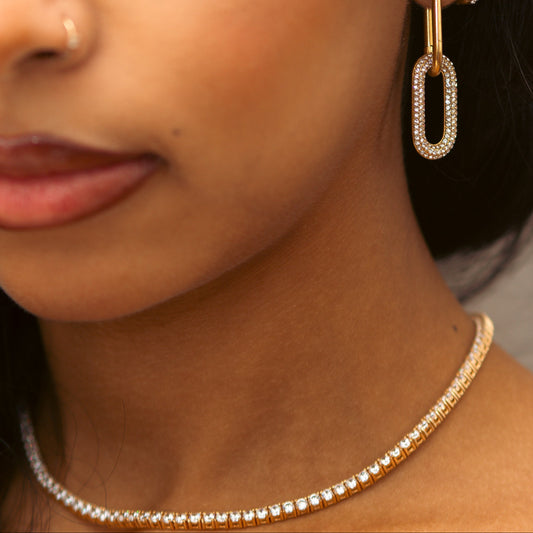 La City Girl Tennis Collier