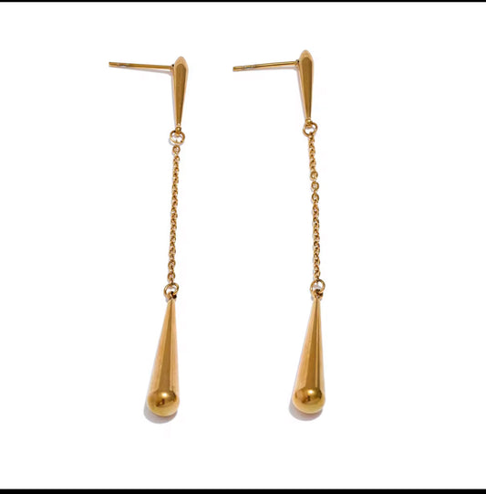 La Tear Drop Boucles D'oreilles