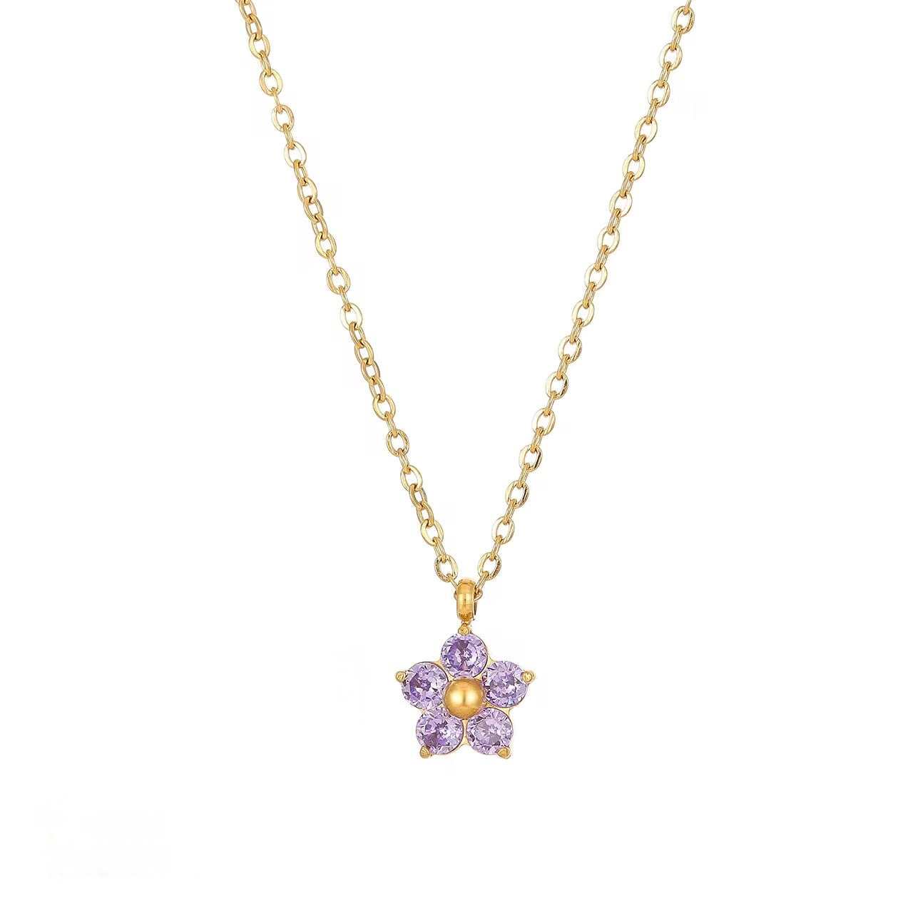 La Delicate Mauve Collier