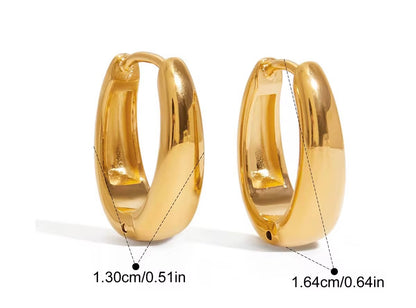 La Polished Hoop