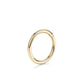 Hoop earring piercing