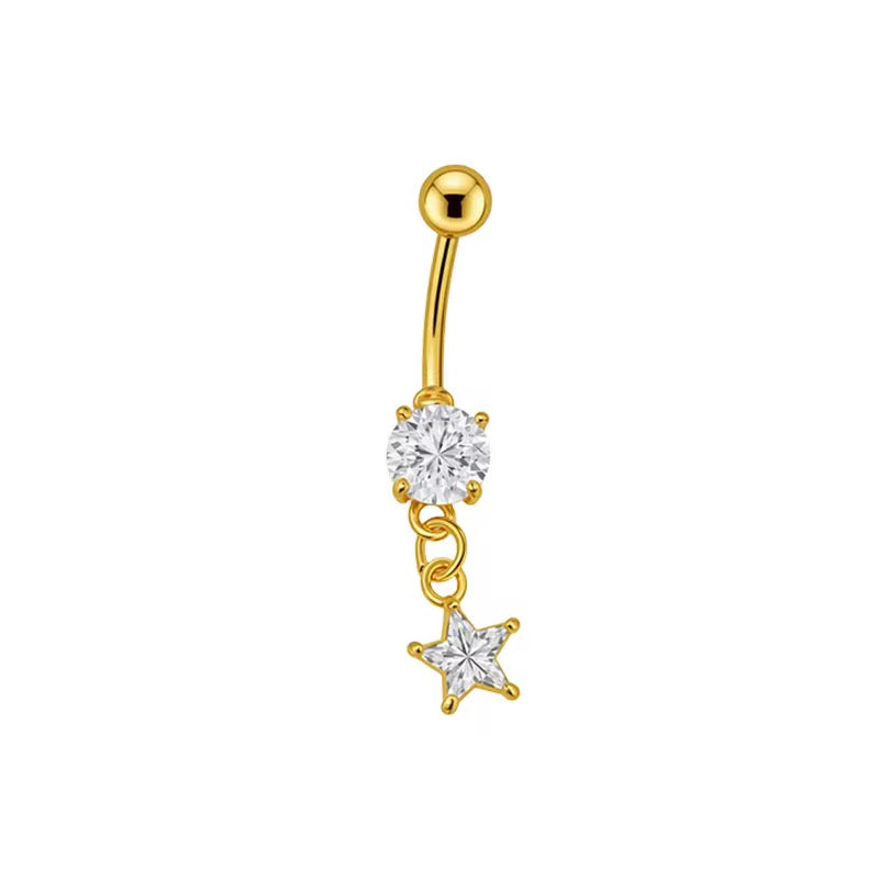 La Single Star Piercing Nombril