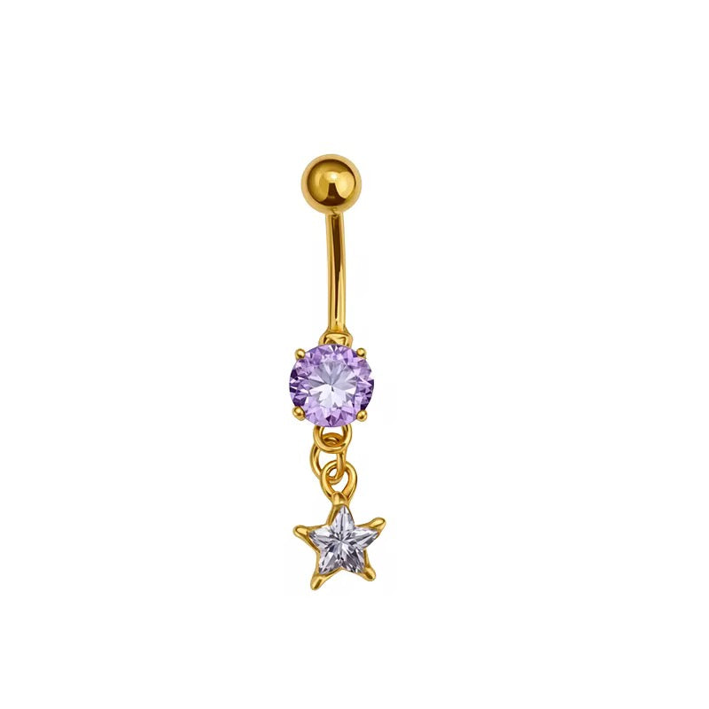 La Single Star Piercing Nombril